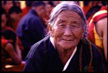 Elderly Tibetan woman